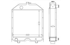 Chladič, hnací baterie NRF 530003