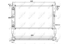 Chladič, chlazení motoru NRF 53036