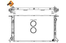 Chladič, chlazení motoru NRF 53064