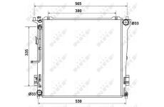 Chladič, chlazení motoru NRF 53163