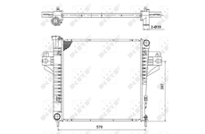 Chladič, chlazení motoru NRF 53182