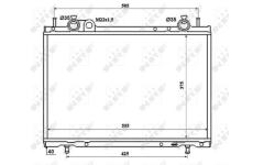 Chladič motora NRF 53201