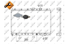 Chladič, chlazení motoru NRF 53304