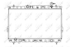 Chladič, chlazení motoru NRF 53357