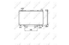 Chladič motora NRF 53468