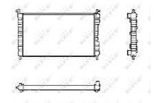 Chladič motora NRF 53600