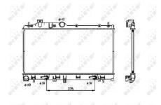 Chladič motora NRF 53700