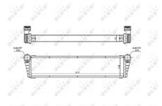 Chladič, chlazení motoru NRF 53799
