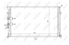 Chladič, chlazení motoru NRF 53842