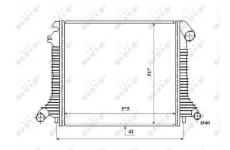 Chladič motora NRF 53855
