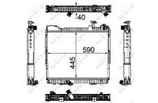 Chladič, chlazení motoru NRF 53860