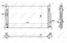 Chladič, chlazení motoru NRF 53905