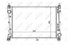 Chladič motora NRF 53935