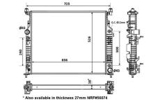 Chladič, chlazení motoru NRF53936