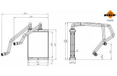 Výmenník tepla vnútorného kúrenia NRF 54436