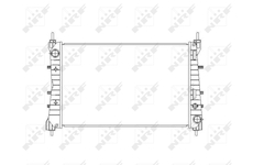 Chladič, chlazení motoru NRF 54503