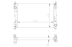 Chladič, chlazení motoru NRF 54752A