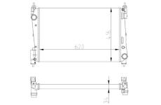 Chladič, chlazení motoru NRF54752A