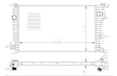 Chladič, chlazení motoru NRF 550004