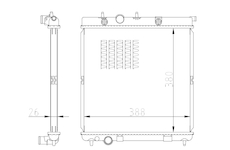Chladič, chlazení motoru NRF 550016