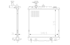 Chladič, chlazení motoru NRF 550022