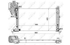 Chladič, chlazení motoru NRF 55349A