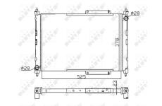 Chladič, chlazení motoru NRF 55425A