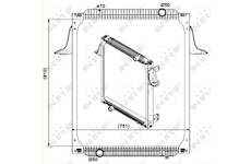 Chladič, chlazení motoru NRF 559563