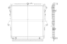 Chladič, chlazení motoru NRF 560001