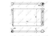 Chladič, chlazení motoru NRF 56092