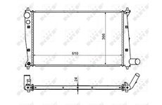 Chladič, chlazení motoru NRF 56102