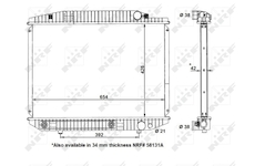 Chladič, chlazení motoru NRF 58131