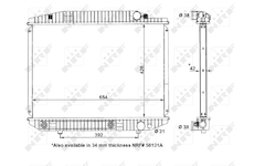 Chladič, chlazení motoru NRF 58131