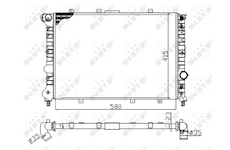 Chladič, chlazení motoru NRF 58202A