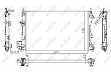 Chladič, chlazení motoru NRF 58203A