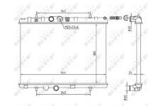 Chladič, chlazení motoru NRF58226A