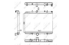 Chladič motora NRF 58303A