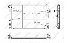 Chladič motora NRF 58382