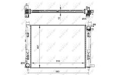 Chladič, chlazení motoru NRF 58444