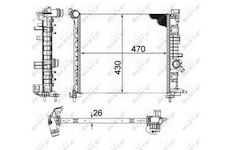 Chladič, chlazení motoru NRF 58476