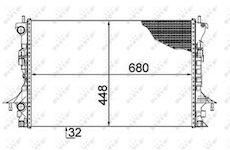 Chladič, chlazení motoru NRF 58479