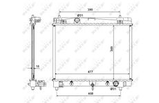 Chladič, chlazení motoru NRF 58495