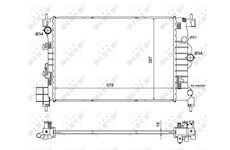 Chladič, chlazení motoru NRF 58496