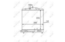 Chladič, chlazení motoru NRF 58531