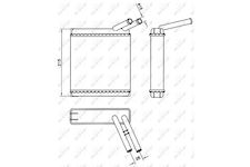Výměník tepla, vnitřní vytápění NRF 58581