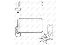 Výměník tepla, vnitřní vytápění NRF 58622