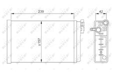 Výměník tepla, vnitřní vytápění NRF 58640
