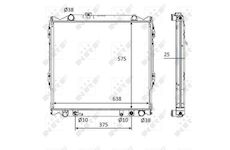 Chladič, hnací baterie NRF 58648