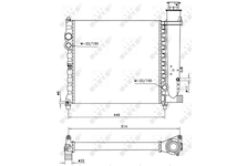 Chladič, chlazení motoru NRF 58714