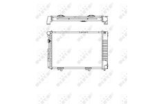 Chladič, chlazení motoru NRF 58719